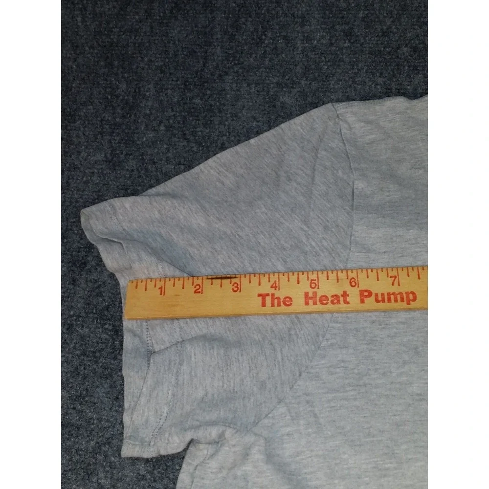 The North Face Mens XXL Short Sleeve Box Logo Gray Black Outdoors Graphic TShirt